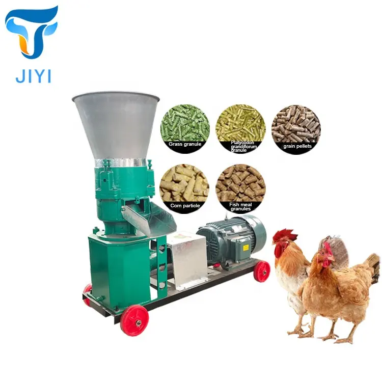 JY Machinery, Новый Прочный моторный дизайн, машина для производства кормов для животных, машина для производства кормов для птицефабрики