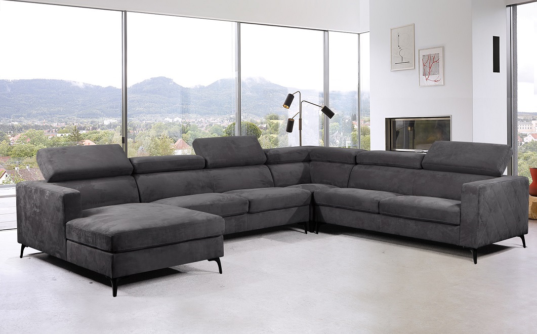 Modern design luxury living room sofa set sectional couch in the living room
