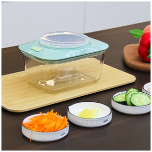 <strong>5</strong> in <strong>1</strong> Kitchen Gadget Easy-to-Use Wholesale Fruit &amp; Vegetable Cutter Grater Dicer Slicer with Utensils &amp; Container - Product Image 3