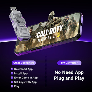 Jia Ying M9 nativo del gioco Mobile Android gestire tastiera Mouse convertitore Joystick e Controller di gioco per trono Call of Duty COD - Product Image 3