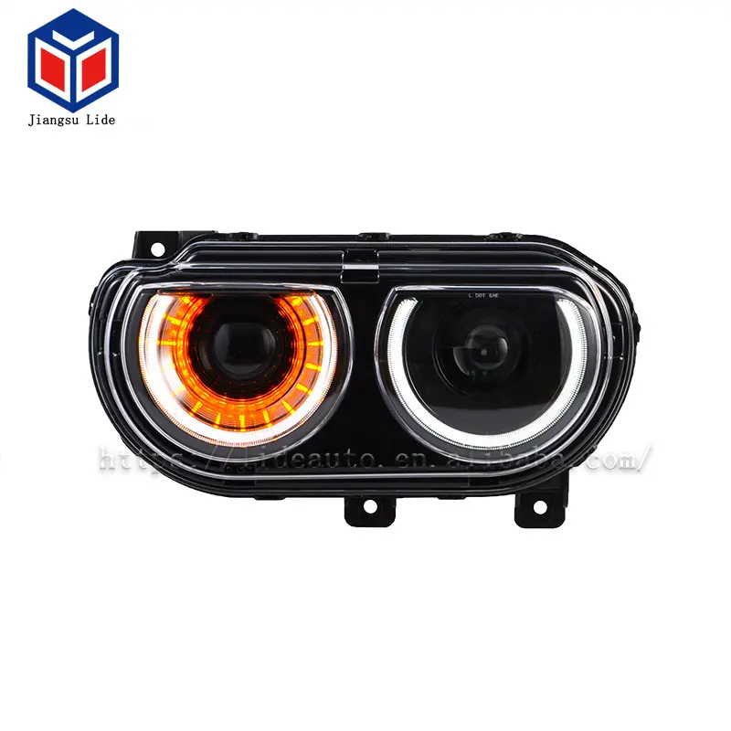 LED Weiß DRL OEM Typ Scheinwerfer für Dodge Challenger 2009-2014