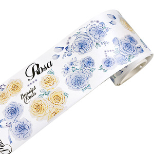 1 cuộn ánh sáng Retro nhẹ nhàng Màu hoa hồng Cẩm Nang cắt dán vật liệu Cẩm Nang Băng - Product Image 5