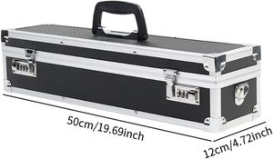 带隔间的可锁定储物盒硬壳带手柄工具箱 - Product Image 3