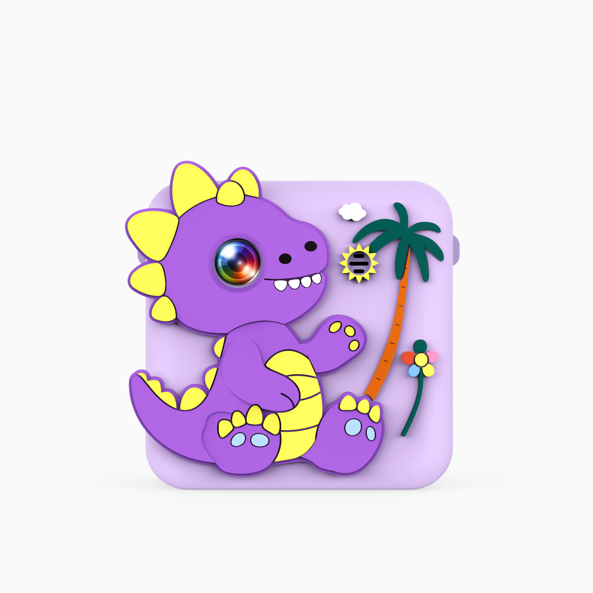 dinosaurio morado