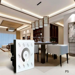 P5 Wand montage Touch Panel LED Dmx Controller 220V LED Dimm regler Dmx512 Wireless Single Color Controller für Licht - Product Image 6