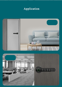 Telefon uygulaması. Uzaktan erişim kontrolü wifi anahtarsız giriş elektronik dijital kapı kilidi topuzu tuş takımı parmak izi tuya akıllı kapı kilidi - Product Image 4