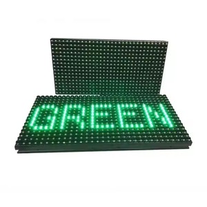 Cheap Price DIP P10 Outdoor Waterproof 32*<strong>16</strong> matrix <strong>1</strong>/4 <strong>Scan</strong> P10 Single Green Led <strong>Display</strong> <strong>Module</strong> - Product Image 1
