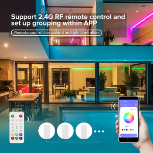 2,4 г пульт дистанционного управления FCOB PWM 5-24 В RGB RGBW Dc RF мини синий зуб светодиодный диммер контроллер - Product Image 5