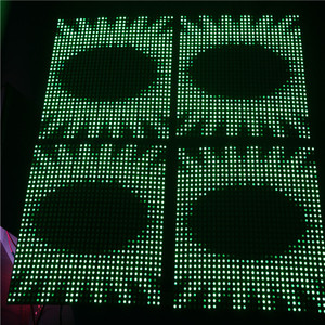 Ws2812b SMD5050สีเต็มรูปแบบ RGB เปลี่ยนสีได้30*30ซม Matrix Sk6812จอแสดงผลพิกเซลแบบยืดหยุ่นที่ตั้งโปรแกรมได้แบบดิจิตอล