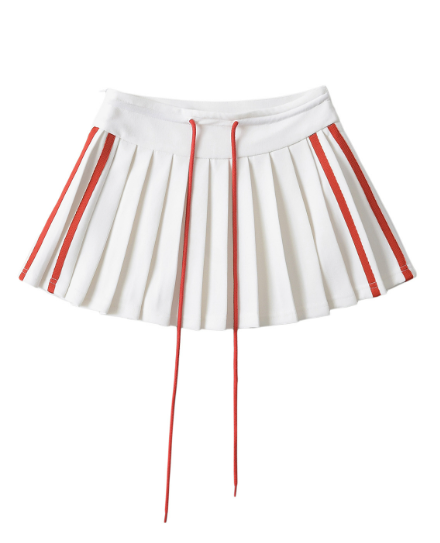 Z1004ST02 Red skirt