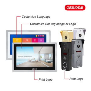 Intercomunicador de puerta de 10,1 pulgadas con cámara, sistemas de intercomunicación de puerta interior y exterior con cámara, timbre de puerta, videoportero - Product Image 6