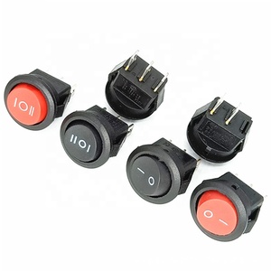 Su geçirmez Rocker anahtarı 6A 250VDC gösterge ışığı ile 2 4 6 pin kapalı endüstriyel ekipman için ışıklı rocker anahtarı - Product Image 1