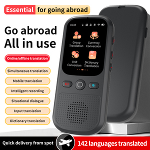 Factory Portable Mini Online Voice Translation Machine Smart WiFi Support 142 <strong>Languages</strong> Android <strong>Operating</strong> <strong>System</strong> IPS Color 5G - Product Image 2