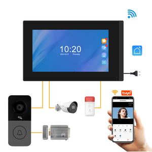 2025 el más nuevo sistema de intercomunicación de vídeo inteligente Tuya WIFI Video puerta teléfono intercomunicador Cámara timbre inalámbrico portero automático Video timbre