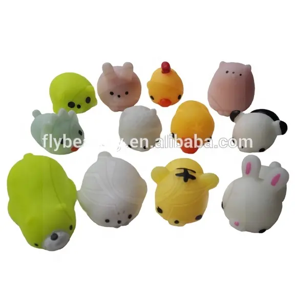 Nouveau mini TPR mignon animal squeeze jouets pour enfant doux animal promotion jouets