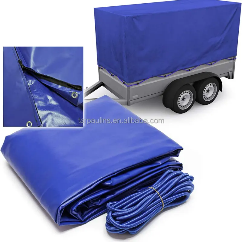 TAK 212x123x90 cm réutilisable étanche 1000D PVC toile bâche camion cargo utilitaire cage remorque couverture