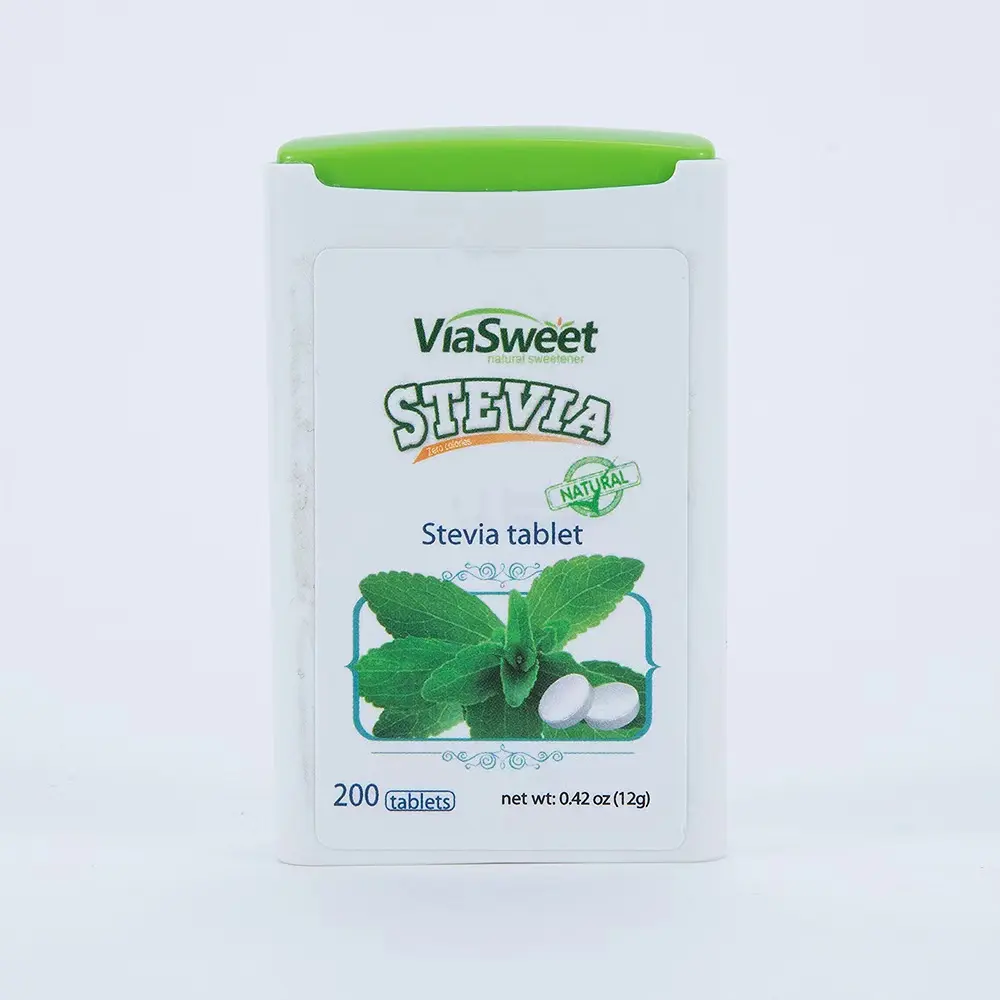 Gıda katkı maddeleri suda çözünür Stevia tabletler 100% doğal tatlandırıcı Stevia