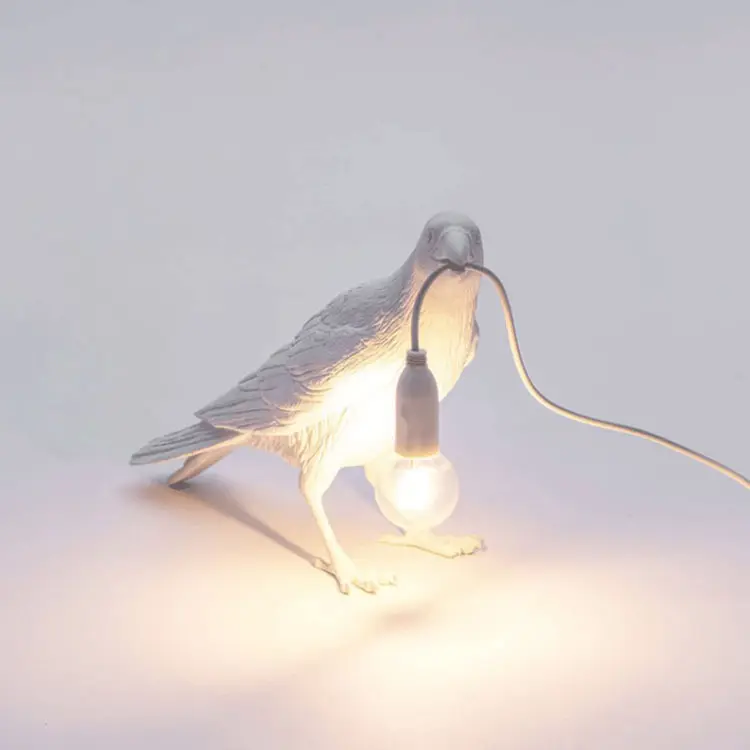 Luci a Led animali 3D per la moderna scultura in resina lampada da parete prodotti da lavoro materiale decorativo