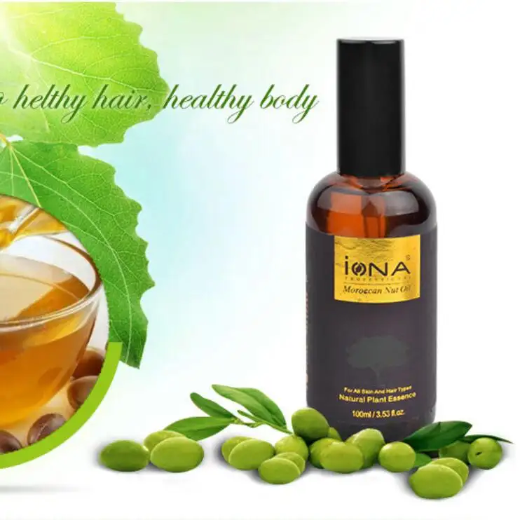 Iona produto anti-frizz óleo de argan, produto com não gorduroso