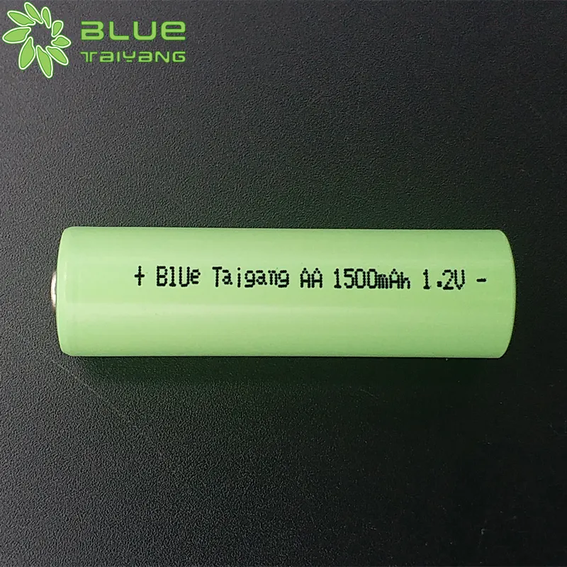 Blue taiyang AA size ni-mh nimh aa 1500mah rechargeable ni cd battery sc 1500mah 1.2v