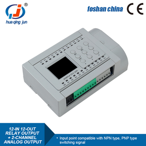 Huaqingjun 12DI12DOリレー出力PLC2チャンネルアナログ出力0-5V0-10V VFD用プログラマブルコントローラー - Product Image 4