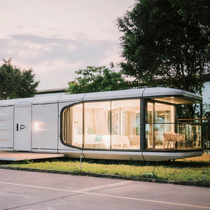 Local Intelligent Language Modern Luxury Prefabricated Solar Space Capsule Waterproof Container <strong>House</strong> with Intelligent System for <strong>Fashionable</strong> Camping - Product Image 3