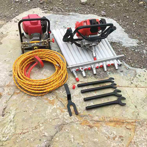 Toprak örnekleme için küçük sırt çantası sondaj kulesi jeolojik keşif el benzinli tuvalet kağıdı makarası makinesi DİŞLİ Motor 220v voltaj ile - Product Image 6