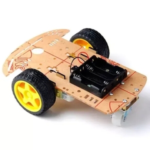 2WD Robot Smart Car Chassis Tracing Car Box Kit Geschwindigkeit geber mit TT Motor Batterie kasten für Diy Kit
