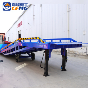 Container <strong>Unloading</strong> <strong>Platform</strong> Dock Leveler 12ton Mobile <strong>Loading</strong> Dock Yard Ramp Hydraulic Truck Ramp with CE ISO - Product Image 3