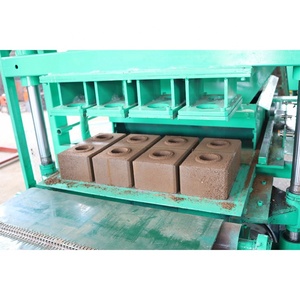 4-10 tierra comprimida arcilla suelo barro enclavamiento máquina de fabricación de bloques de ladrillo - Product Image 4