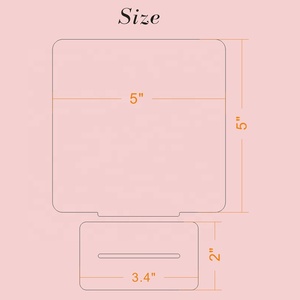 Custom 5&quot;x5&quot; Plastic Wifi QR <strong>Code</strong> with Base Acrylic Wifi Sign Scan for Wifi for Guests Shop Decoration Ideas Travel Agency - Product Image 6