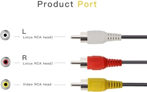 RCA至RCA 2RCA至2RCA 3RCA至3RCA电缆 - Product Image 5