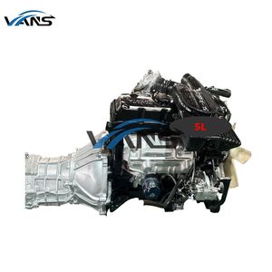 5L komple dizel motor montajı Toyota 4 silindir 3L deplasman şanzıman ile kullanılmış araba parça motor - Product Image 4