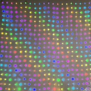 L Smart <strong>Programmable</strong> Waterfall Curtain Light Kit Wall Window Curtain <strong>String</strong> Decoration <strong>LED</strong> Christmas <strong>LED</strong> Lights for Window - Product Image 4