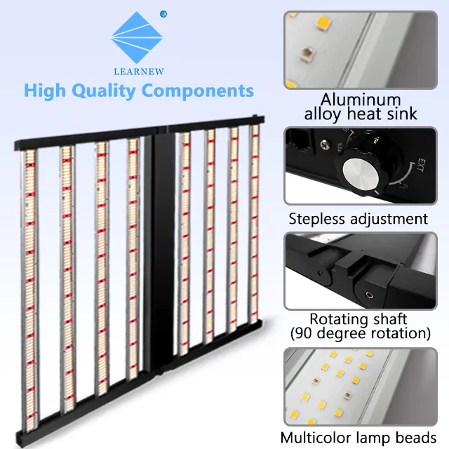 Iluminação Horticultura 600W 800W 1000W LED Luz Crescente lm301H LM301B Personalizado Dimmable Full Spectrum Luz Crescente