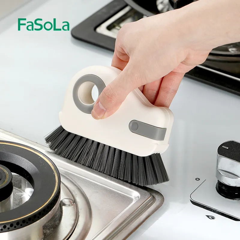 Fasola แปรงทำความสะอาดแบบสองในหนึ่งช่องว่าง, อุปกรณ์ทำความสะอาดช่องว่างร่องประตูรางหน้าต่างห้องครัวแปรงทำความสะอาด