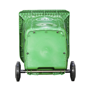 Contenedor de basura de plástico para exteriores con estructura de pedal, contenedor de basura de 120-1100L - Product Image 3