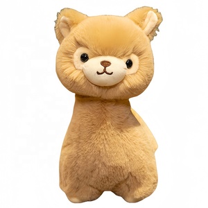 Toptan sevimli peluş Llama dolması hayvan oyuncaklar yumuşak peluş emzik arkadaşı fonksiyonu alpaka oyuncak - Product Image 1