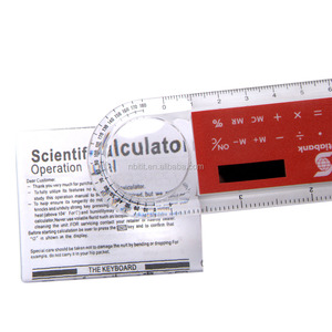 8桁のディスプレイ計算機を備えた多機能定規 - Product Image 6