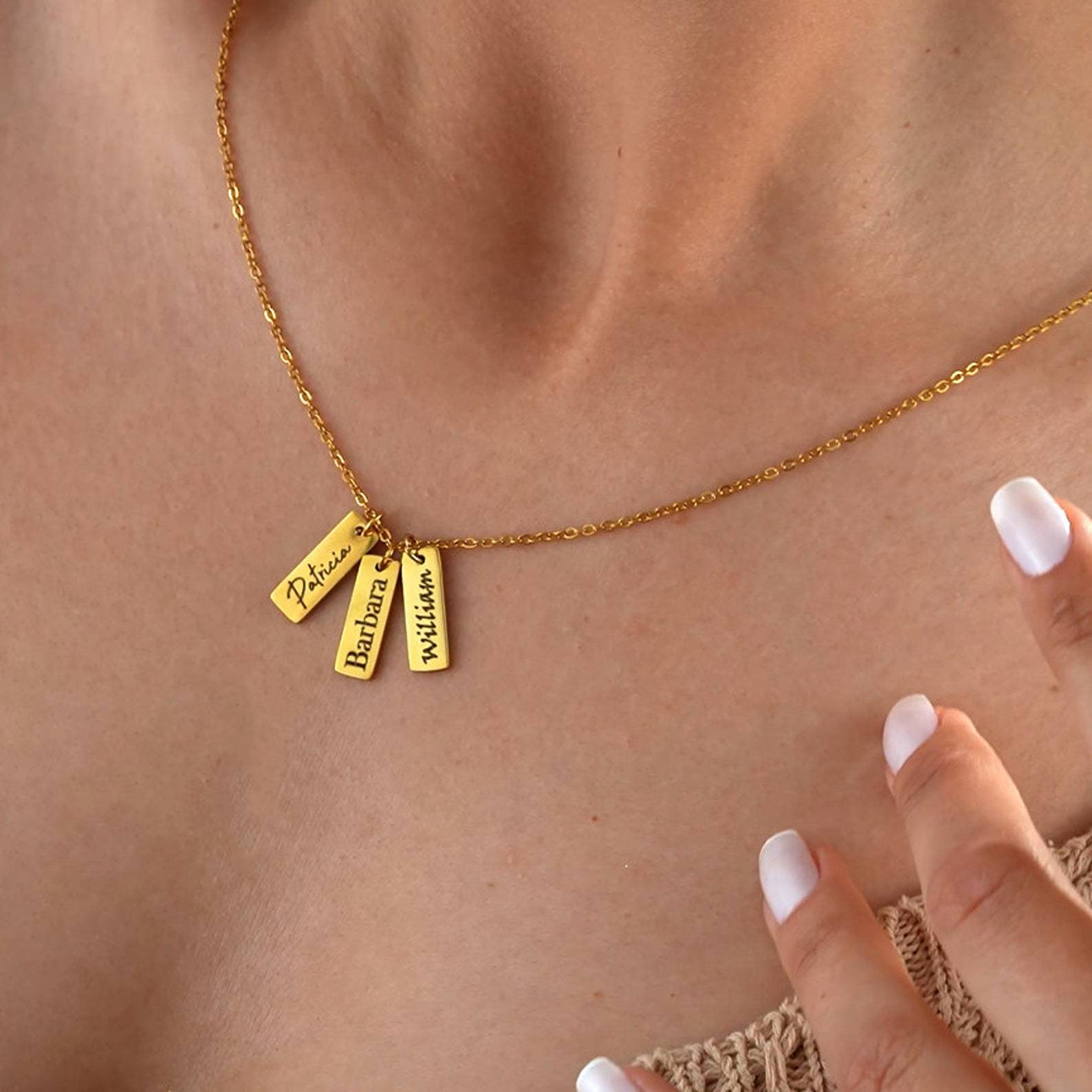 Collana in oro + Incisione personalizzata