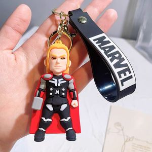 Mavi Anime anahtarlık paslanmaz çelik Avengers anahtarlık karabina ile - Product Image 4