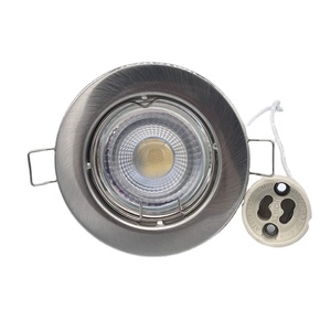 ไฟติดเพดาน LED แบบกลม, สีโครเมี่ยม MR11โคมไฟที่ยึดแบบ LED กรอบไฟสปอตไลท์ - Product Image 4
