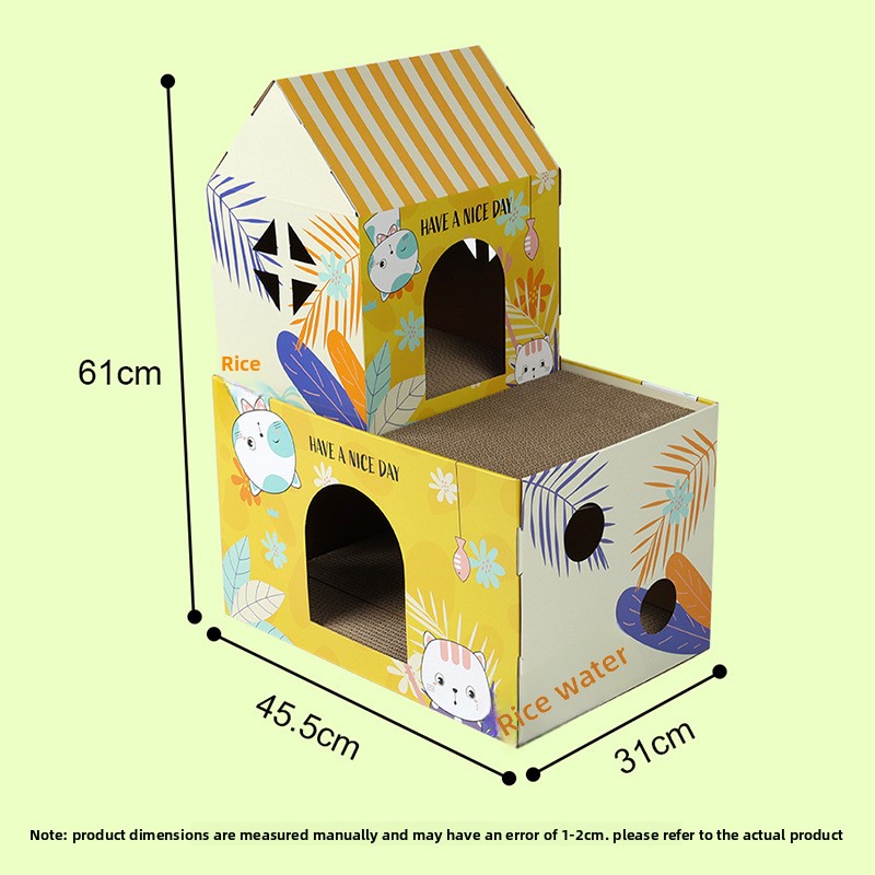 Double Layered Villa Cat House