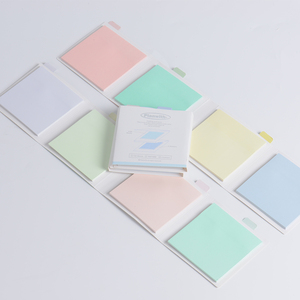 Hot Sale Foldable Multi-Color Sticky Notes Simple Square Portable Sticky Notes Student Office Workplace Sticky Notes - Product Image 2
