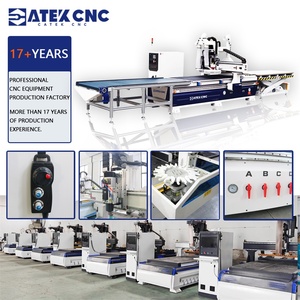 CNC Cutting Machine, 9kw Spindle, Equipped with Vacuum Cleaner, Automatic Tool Change, <strong>Loading</strong> and <strong>Unloading</strong> <strong>Platform</strong> - Product Image 2