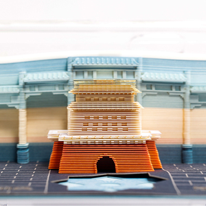 Cubo de Bloc de notas 3D personalizado de fábrica, diseño de construcción tradicional, hojas sueltas, regalos corporativos, bloques de construcción, herramienta para tomar notas