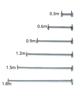 Q235 Material Barra horizontal Andamio Accesorios Layher Ringlock Ledger - Product Image 1