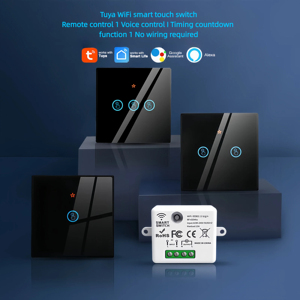 Tuya Wireless Switch WiFi Touch Remote-Schalter-Alexa Voice, APP-Steuerung, Countdown-Timer - Product Image 4