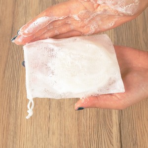 Заводская прямая белая веревочная сетка для мытья лица - Product Image 5