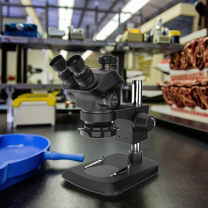 Microscopio Digital 4K de tres oculares con cámara HD, aumento de 1600X, fuente de luz LED para análisis electrónico óptico de piedras preciosas - Product Image 4